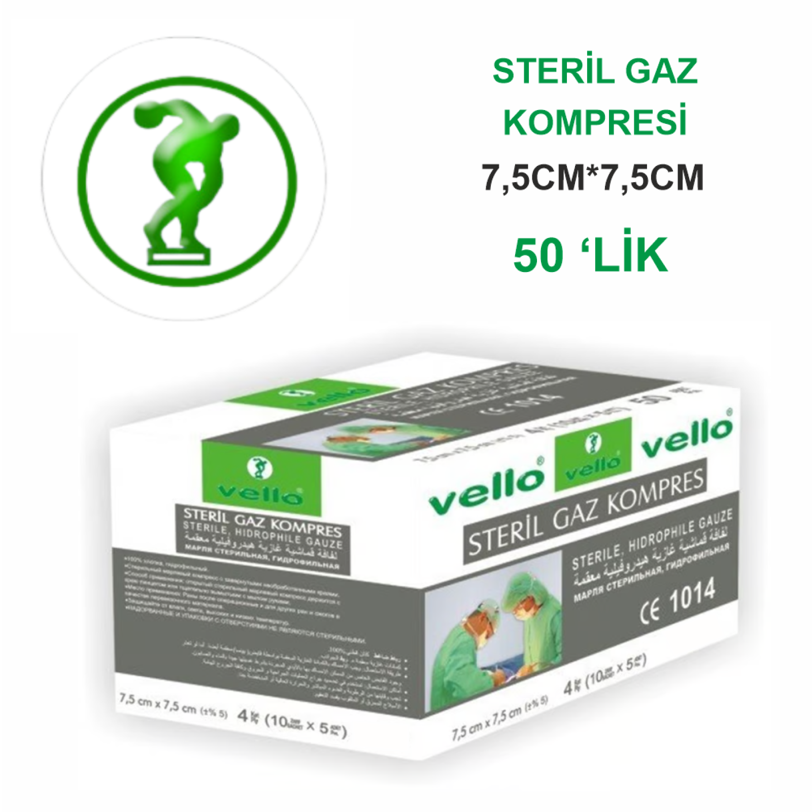 Vello Gaz Kompres 50'lik