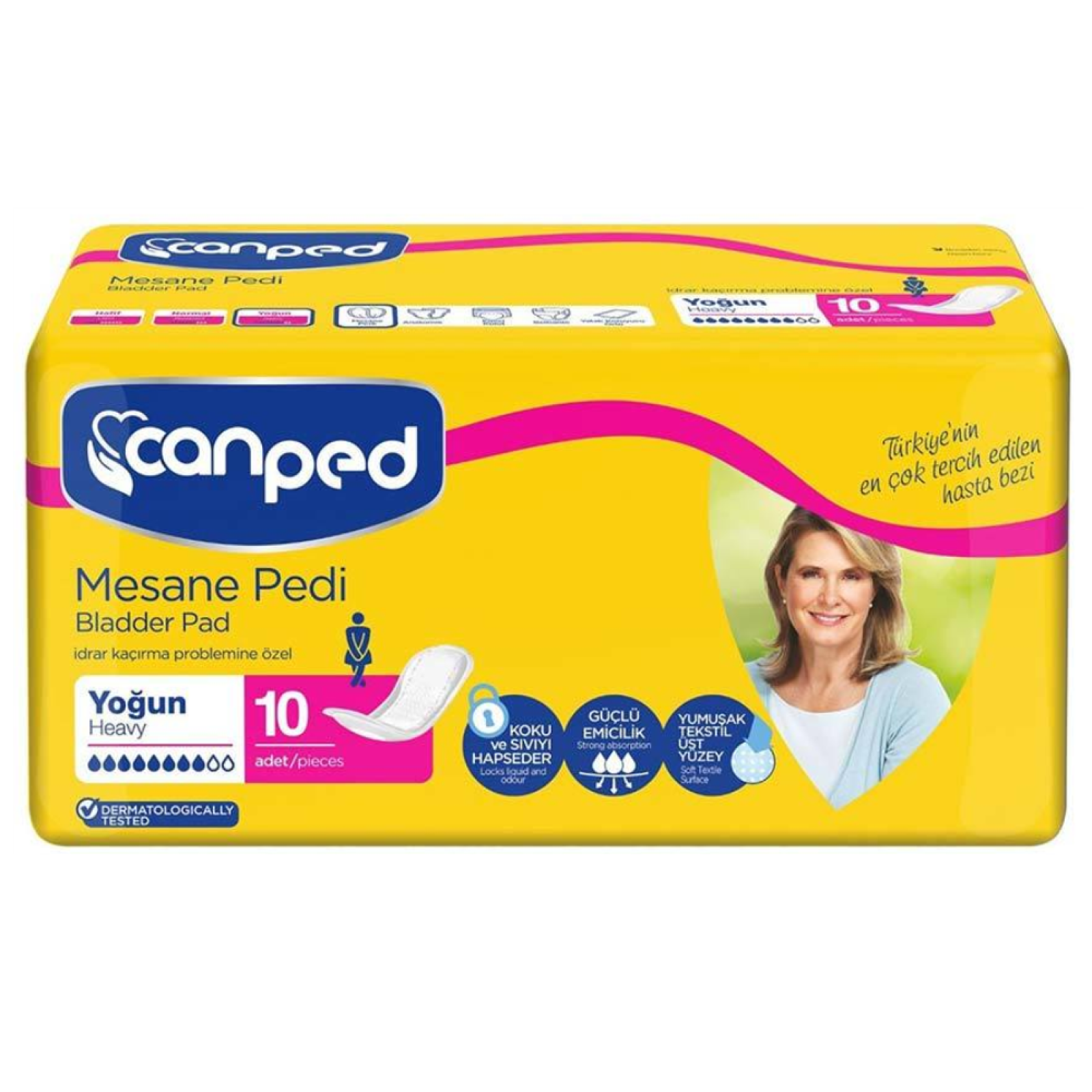 Canped Kadın Mesane Pedi Large 10'lu