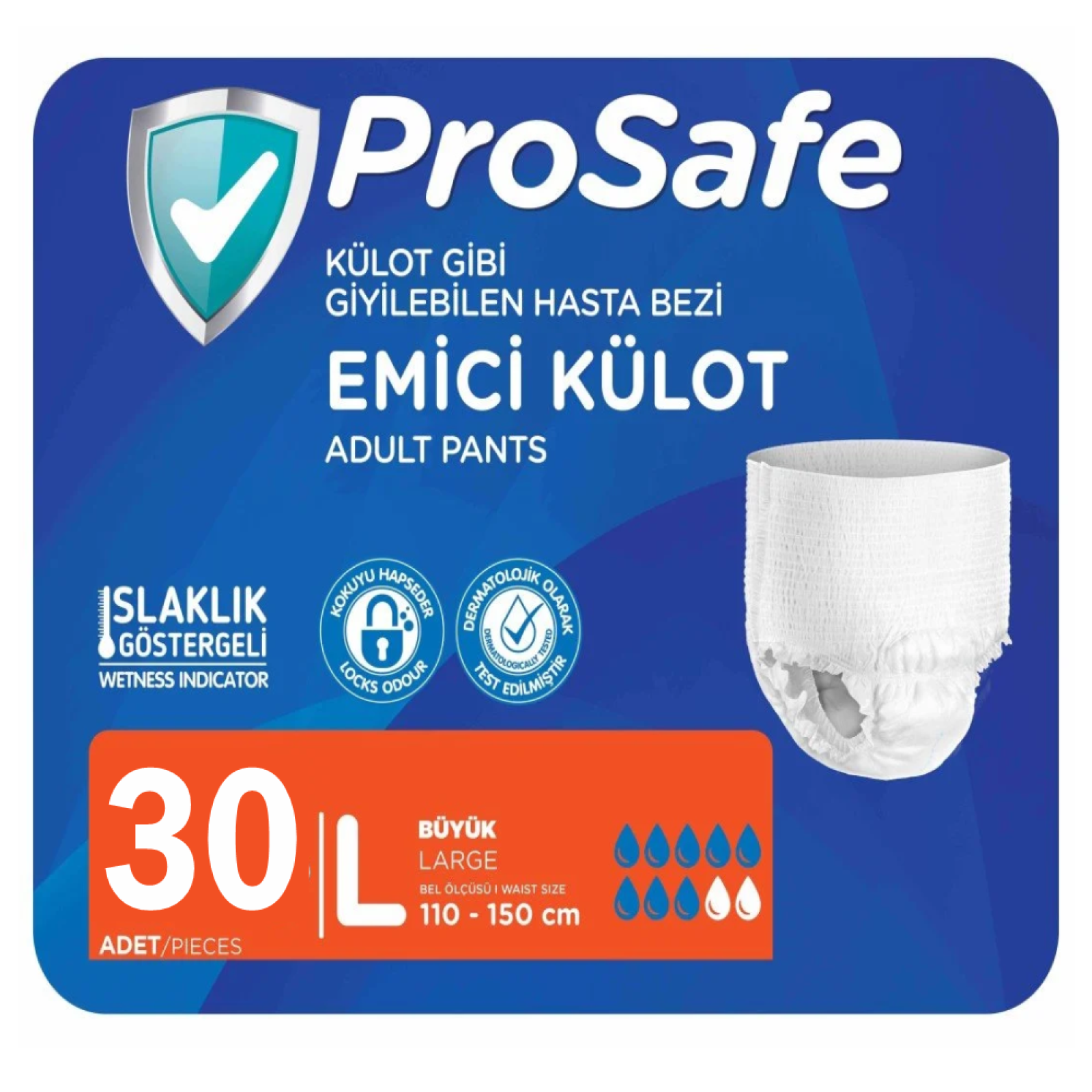 Prosafe Emici Külot Hasta Bezi 30'lu Large